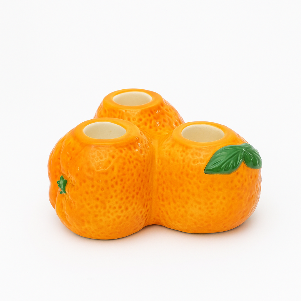 Kaarsenhouder orange